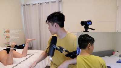 Jeannie's panties flash