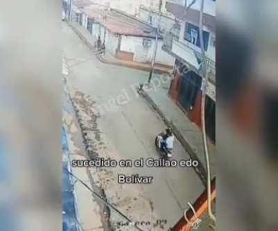 Biker smashes into bus