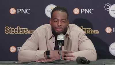 Not sure which reporter was asking the question, but my god, what a dumb question to ask. Typical sports reporters trying to stir up controversy.