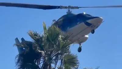 Helicopter crash in Huntington Beach, CA
