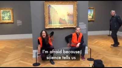 German climate activists toss mashed potatoes at $110M Monet painting