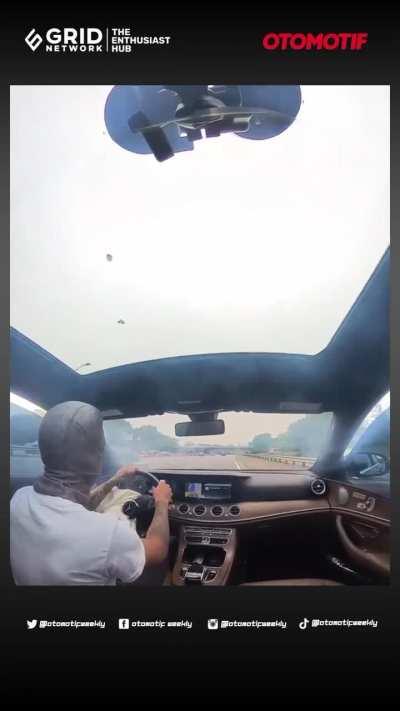 Speeding on a highway