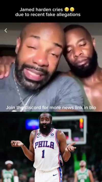 (SAD) James Harden cries due to recent fake allegations