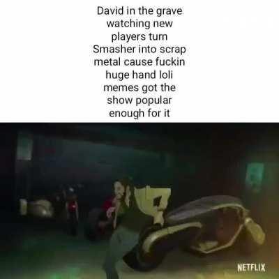 Btw does Smasher get a drink in the Afterlife?