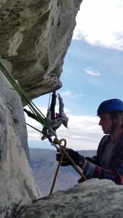 The fall must have felt terrifying