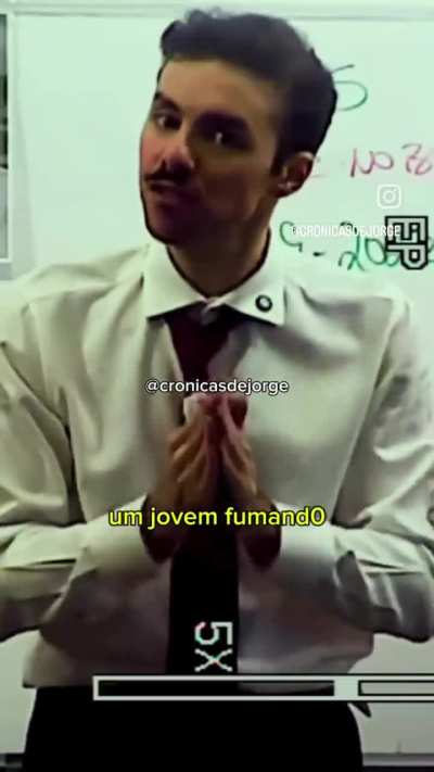 Parem de usar vape amigos botequeiros