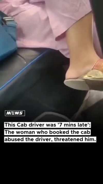 Women abusing for 7min late Cab