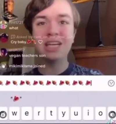 Vegan cries because apple won't delete the meat emoji.