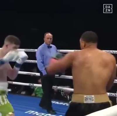 O'Toole puts Malone down for nap time.