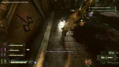 Ogryns double team a traitor (Gone wild???)