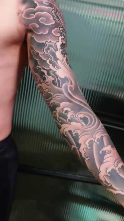 5 sessions later, sleeve finally completed!