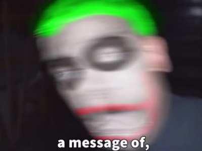 It’s all about sending a message…