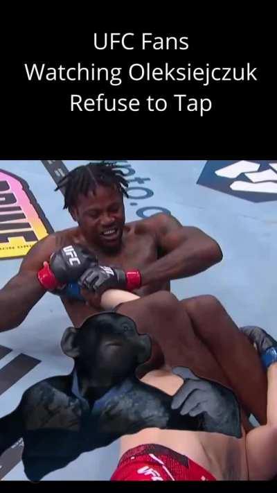 Watching Oleksiejczuk refuse to tap