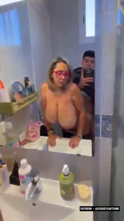 Stepping up for Mom and doing what Dad can't (satisfy her)