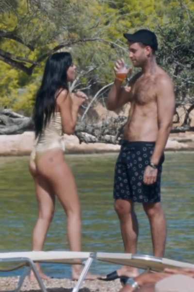 Dakota Johnson spanking her cheeks. 