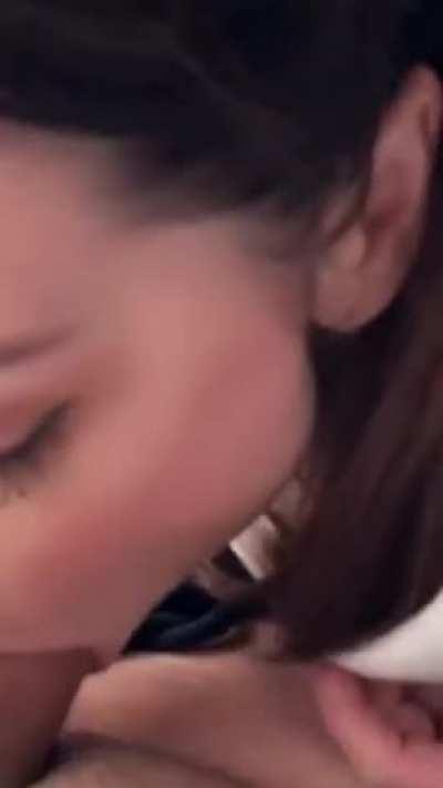 Amateur Blowjob CIM Car Cum In Mouth Cum Swallow Cumshot Deepthroat POV Porn GIF by hwright480