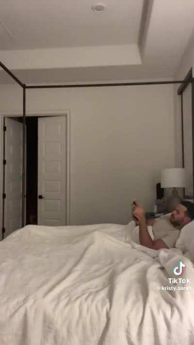 "Let me get into something a little more comfortable"