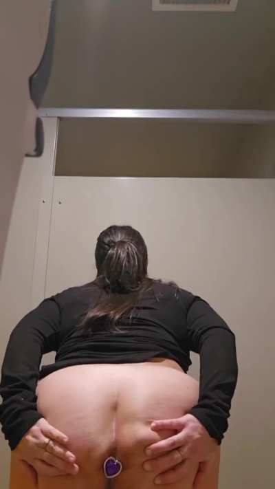 Wearing my plug at work 