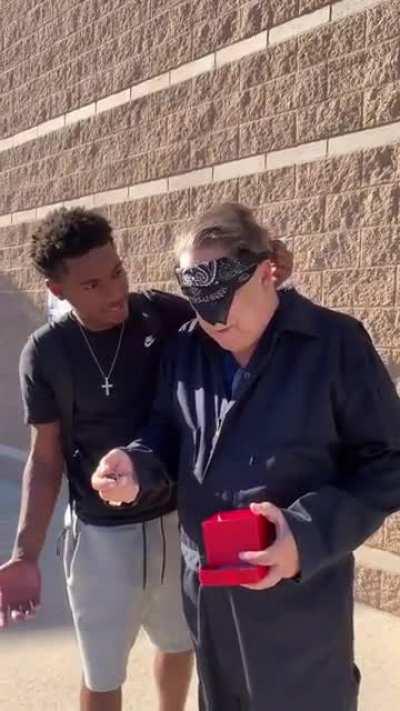 students pool funds to get a car for the janitor so he doesn't have to walk any longer