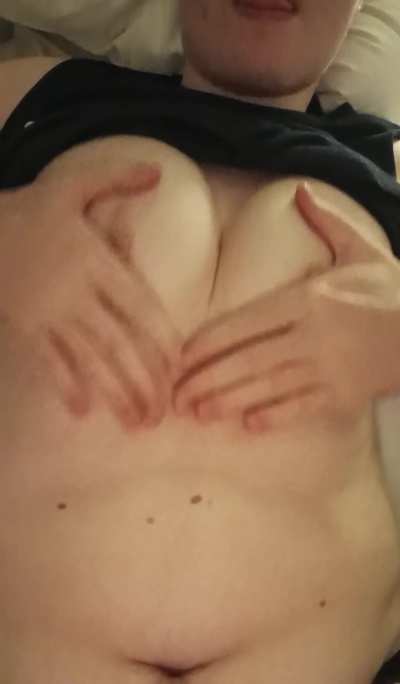 Your dick should be here cause my tits are getting lonely ❤‍🩹