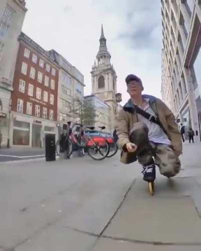 Just skating through the city