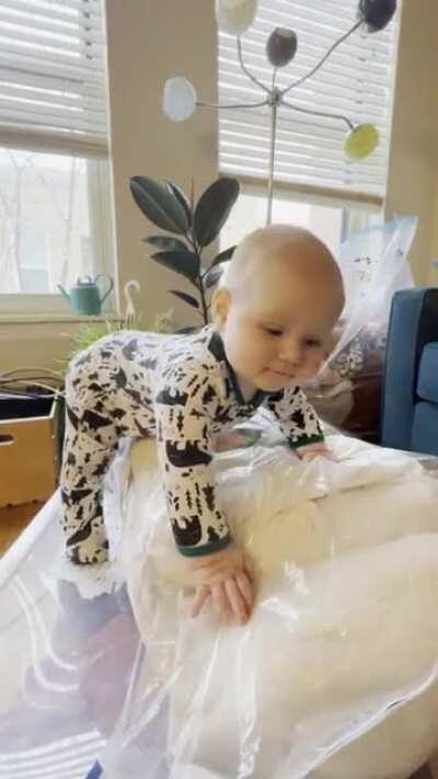 I learned the sound I make when I save my daughter from destruction