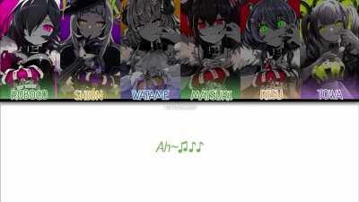 I remixed some covers of KING by the girls, now they're Hololive's first girl group! (Color coded lyric video)