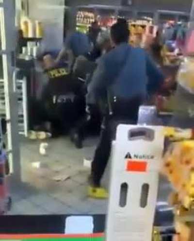 Kansas City Police officer shoots fellow cop when intending to shoot the suspect. She then incorrectly thinks the gunshot came from the suspect shooting and proceeds to shoot him twice killing him. KCPD tried to cover this up until video show was released