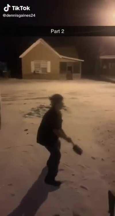 WCGW throwing boiling water in the cold air
