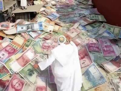 Muffi flying high on his donors' dime.