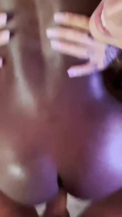 Licked cum off of Zara’s ass 😈 full scene on OF 🔥 going to be an amazing month 🖤