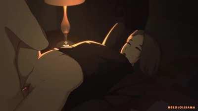 Sae Nijima's quivering orgasm (Nekololisama)