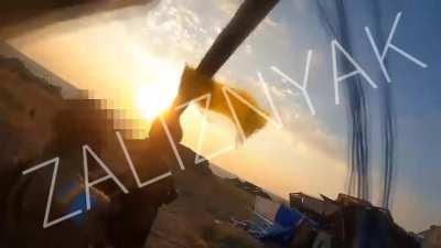 Слава ЗСУ. Raising the flag on snake island.