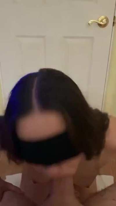 in my mouth... on my tits... i love having cum all over me 😍