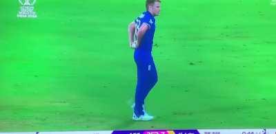 Got sweaty in front of a number 9 batsman after getting thrashed