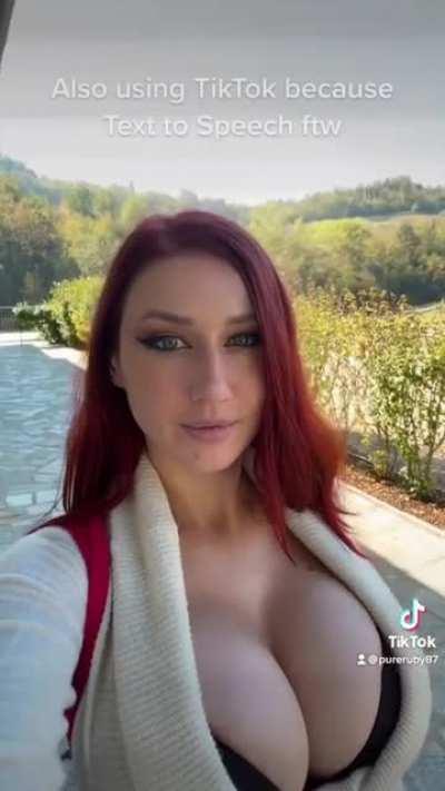 Ruby at a Vineyard for Lunch