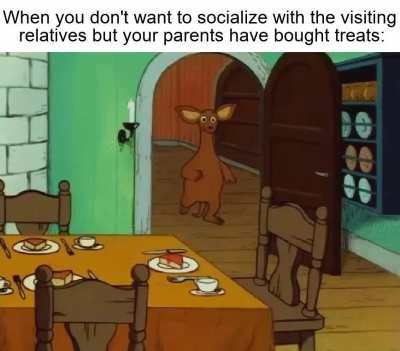 I'll be leaving soon after eating