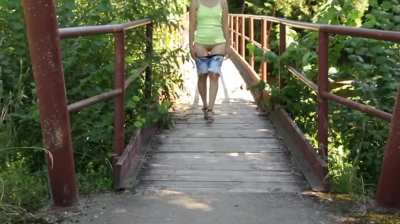 Walking With The Panties Down