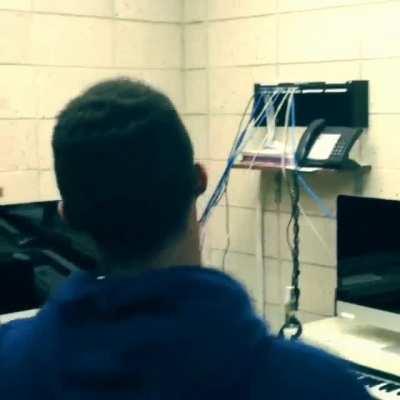 juice freestyling in school