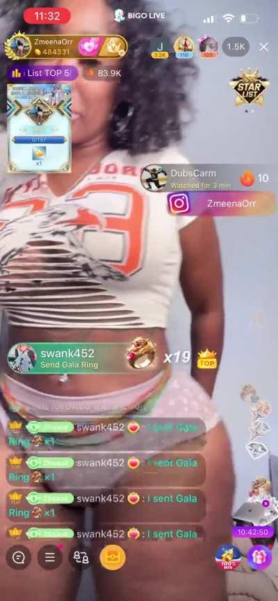 ZmeenaOrr GETTING IT on BIGO Live 😍🥵🍑
