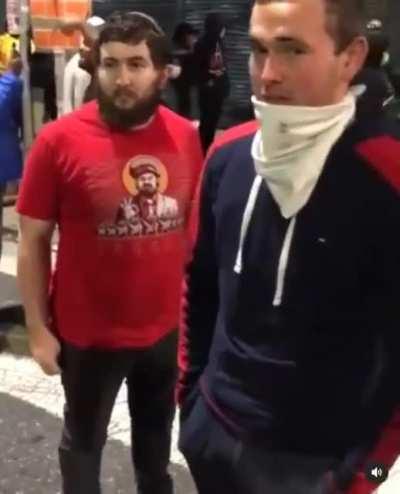 Philadelphia BLM thugs targeting Jews who were marching with them