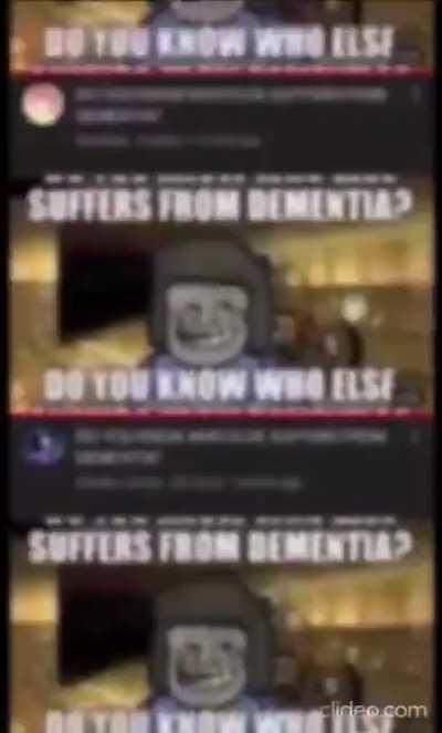 Dou you Know who else suffers from dementia