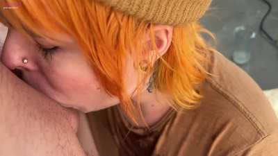 Who's gonna let me suck their white dick like this?