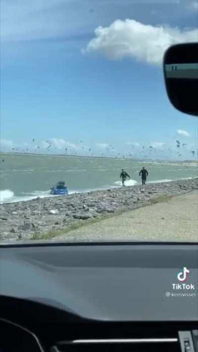 Probably not the best place to park your car