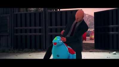 The one and only time 47 smile. I think this tell us a lot about his character