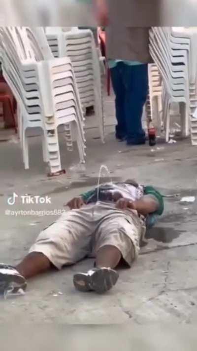 Too much rum at Trinidad Carnival