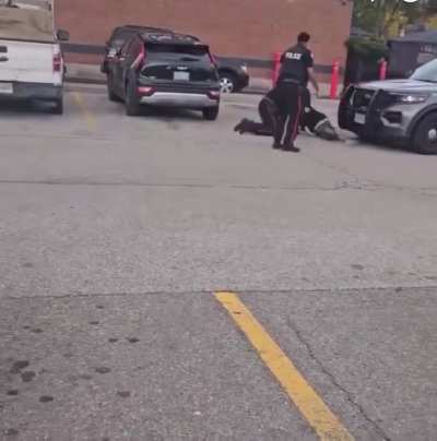 Toronto PD Deploy Taser then Proceed to Use Cruiser to Run Over Suspect