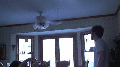 The Ol’ Quicker Than a Ceiling Fan Trick