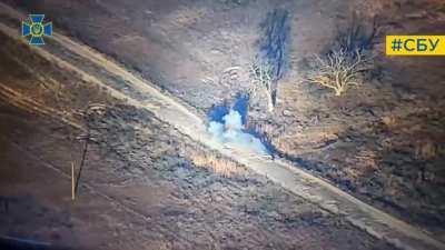 Ukraine's SBU unit 'A' showing a week's work. Destroying 11 tanks, 28 armoured vehicles, 24 artillery pieces, 2 Air defence systems, 6 EW jamming systems, 73 regular cars/transport vehicles & recon systems