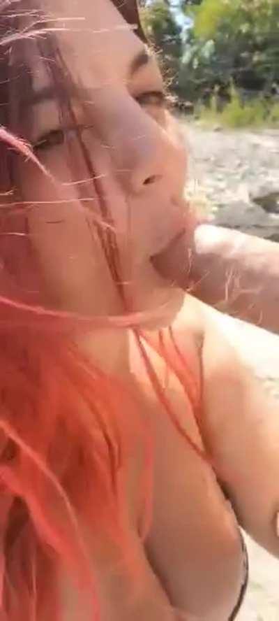 Let's go to the beach so I can make your head spin